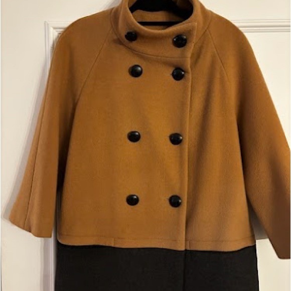 Coach 1941 Wool & Angora Colorblock Double Breasted Coat P/S #Archive #CEO - Picture 8 of 13